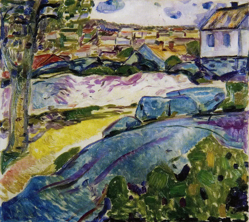 huis in Kragerø - Edvard Munch
