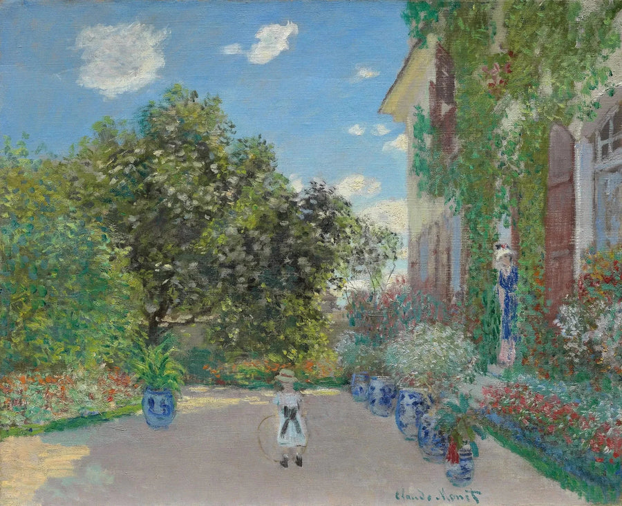 Het Kunstenaarshuis in Argenteuil W284 - Claude Monet
