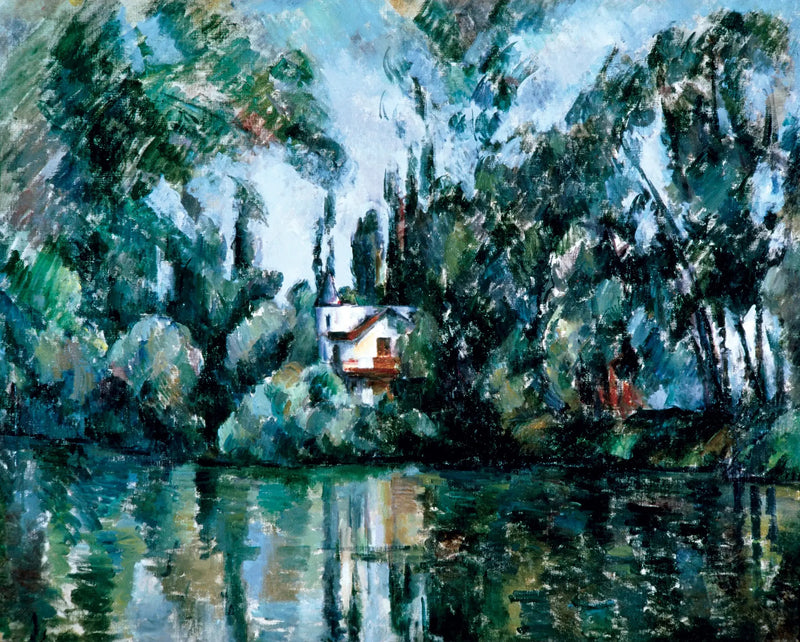 Huis aan de oever van de Marne - Paul Cézanne
