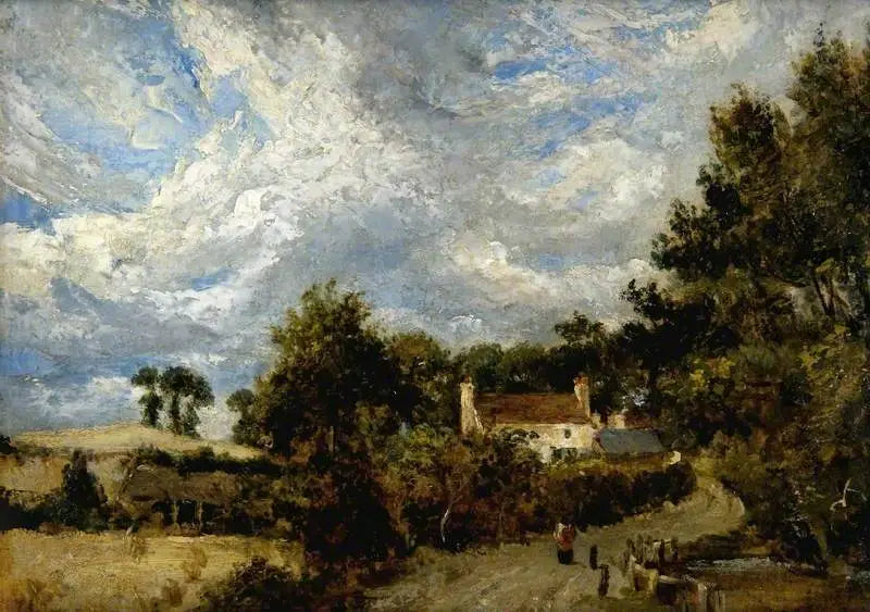 Huis aan de rand van de weg - John Constable