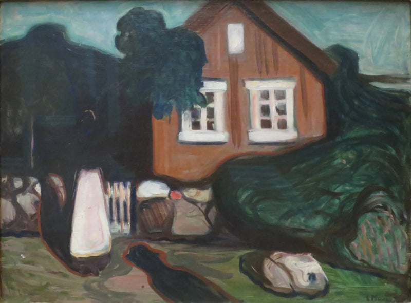 huis bij de maan - Edvard Munch