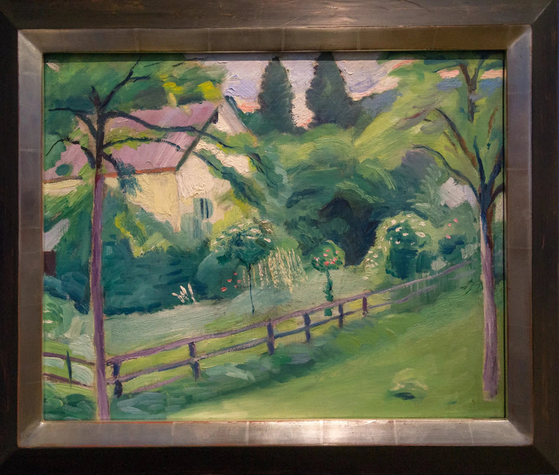 Landhuis met tuin - August Macke