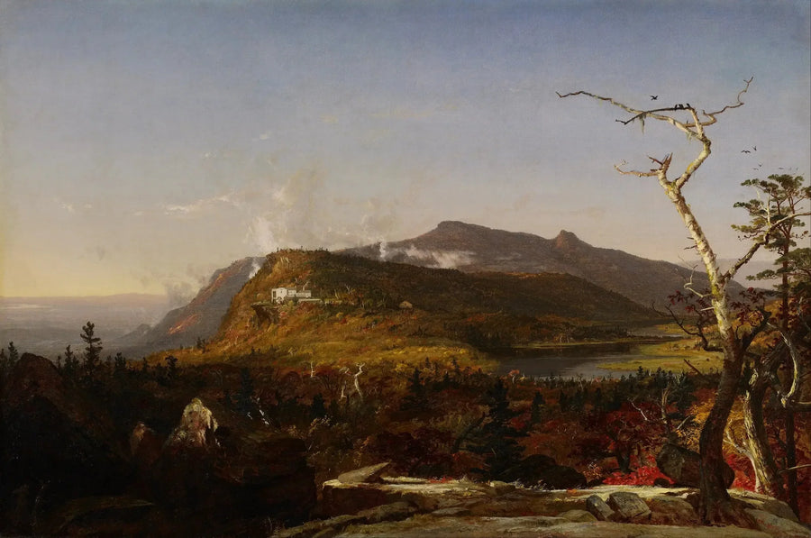 Bosgezicht Catskill - Jasper Francis Cropsey