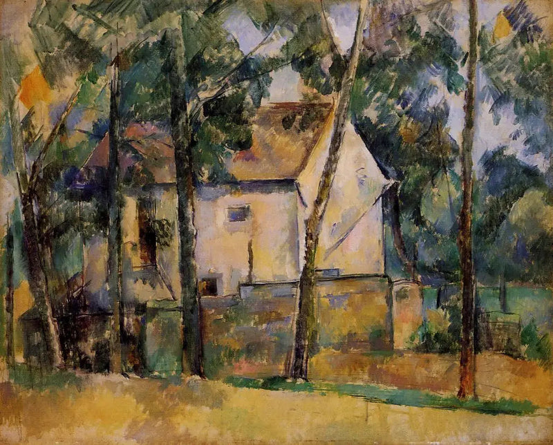 Huis en bomen - Paul Cézanne