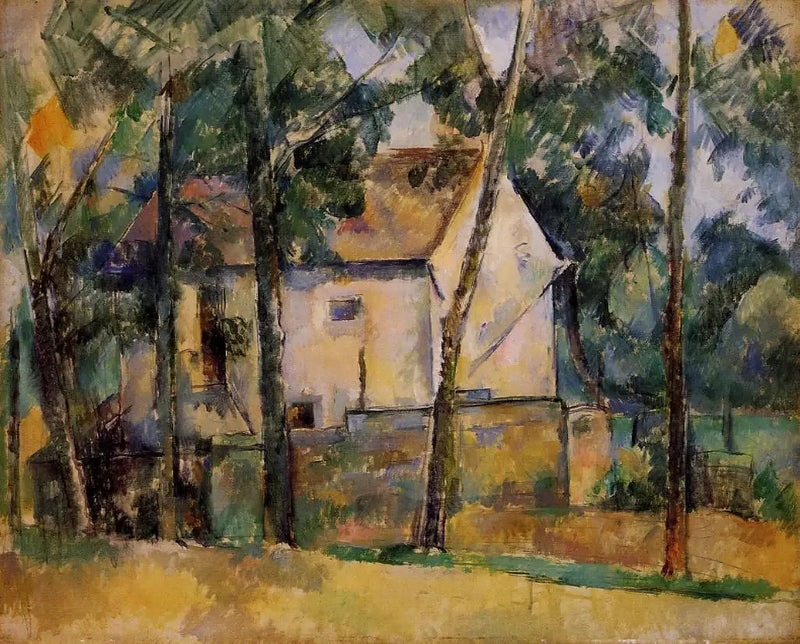 Huis en bomen - Paul Cézanne