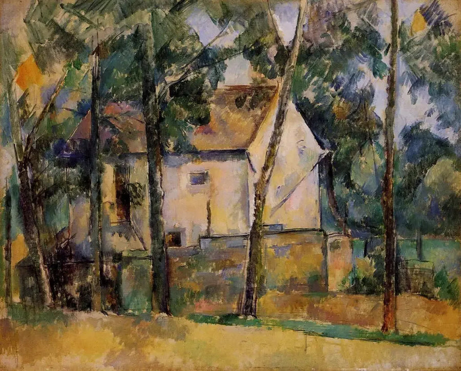 Huis en bomen - Paul Cézanne