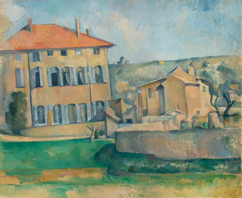 Huis en boerderij van Jas de Bouffan - Paul Cézanne