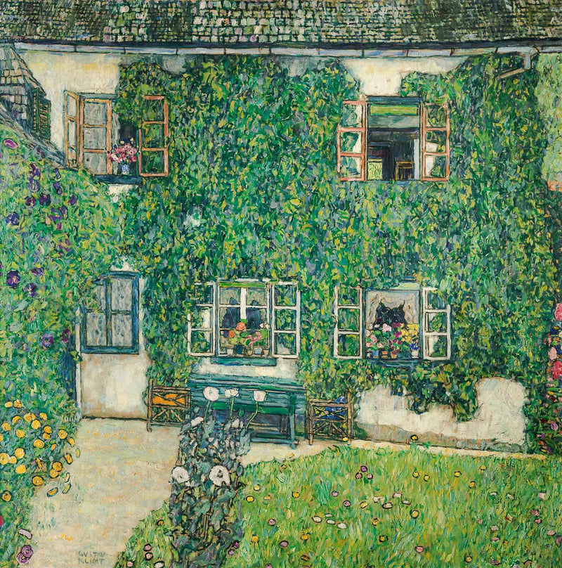 Boswoning in Weissenbach - Gustav Klimt