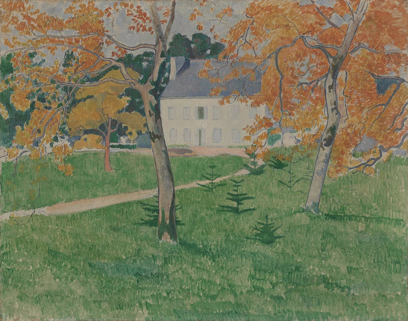 Huis tussen de bomen: Pont-Aven - Émile Bernard