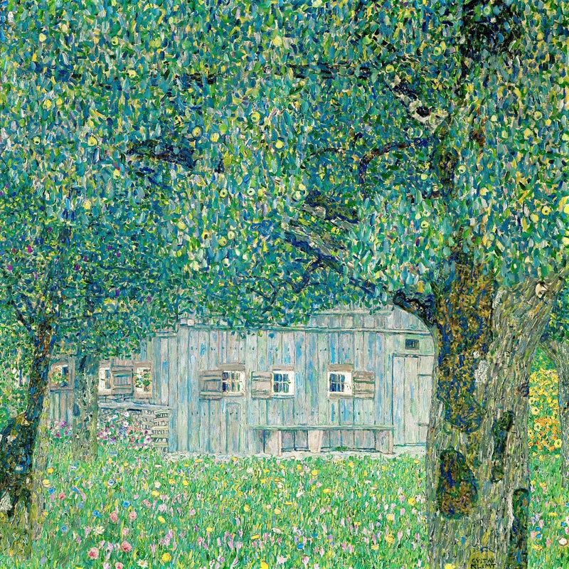 Boerderij in Opper-Oostenrijk - Gustav Klimt