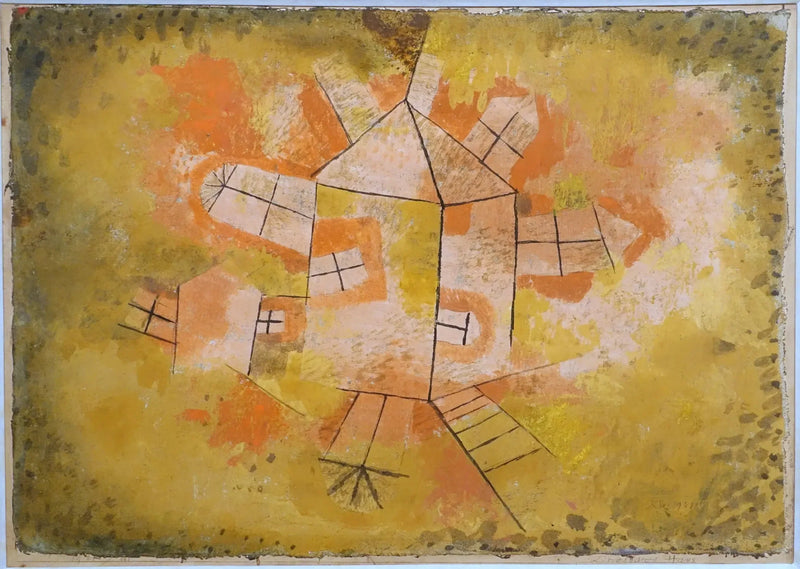 Draaiend huis - Paul Klee