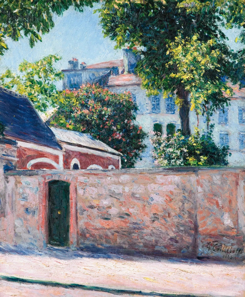 Huizen in Argenteuil - Gustave Caillebotte