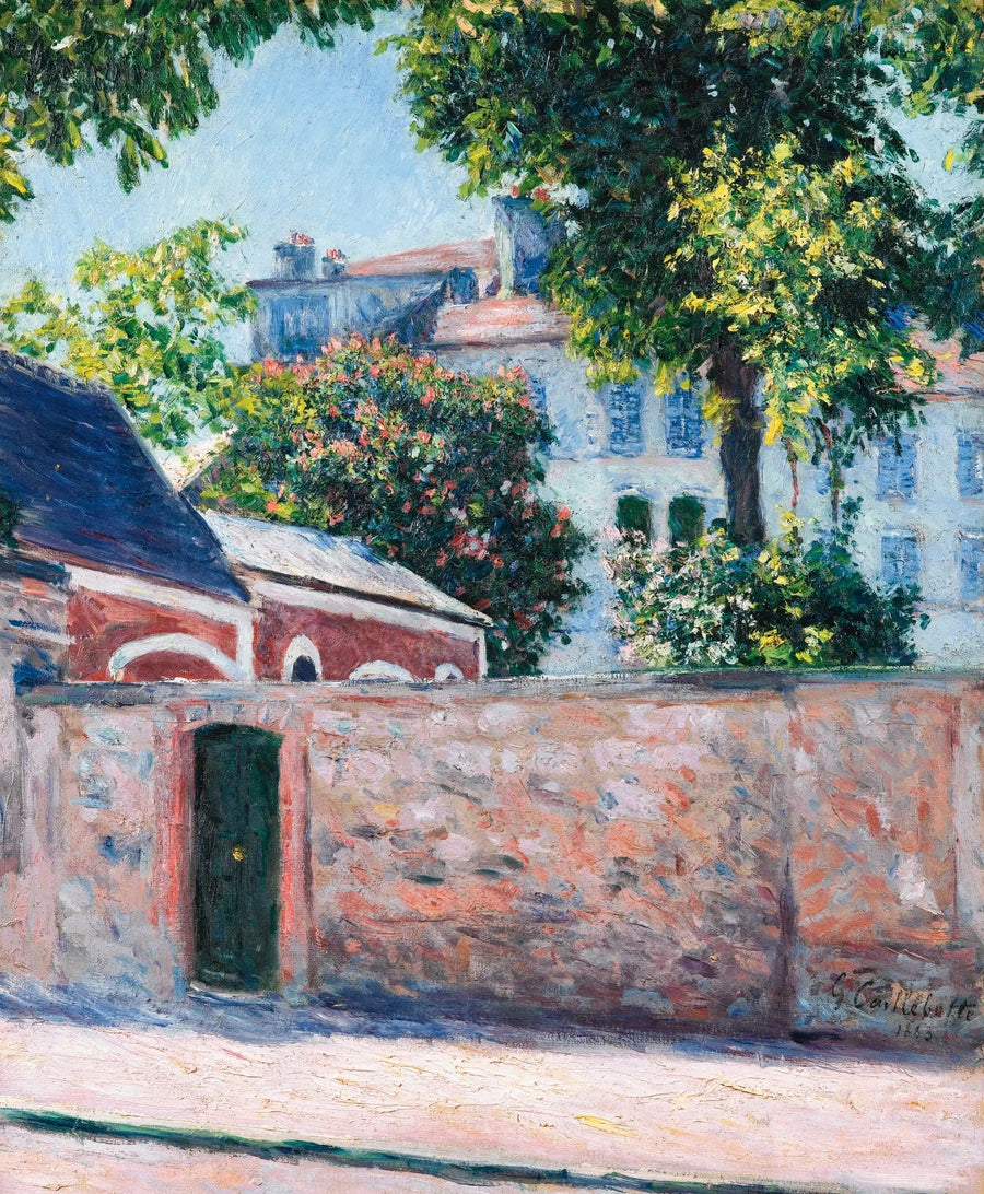 Huizen in Argenteuil - Gustave Caillebotte
