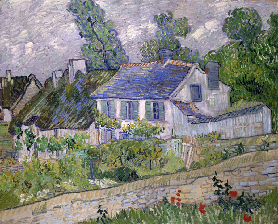 Huizen in Auvers-sur-Oise - Vincent van Gogh