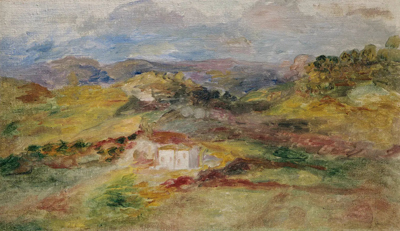 Huizen in Cagnes - Pierre-Auguste Renoir