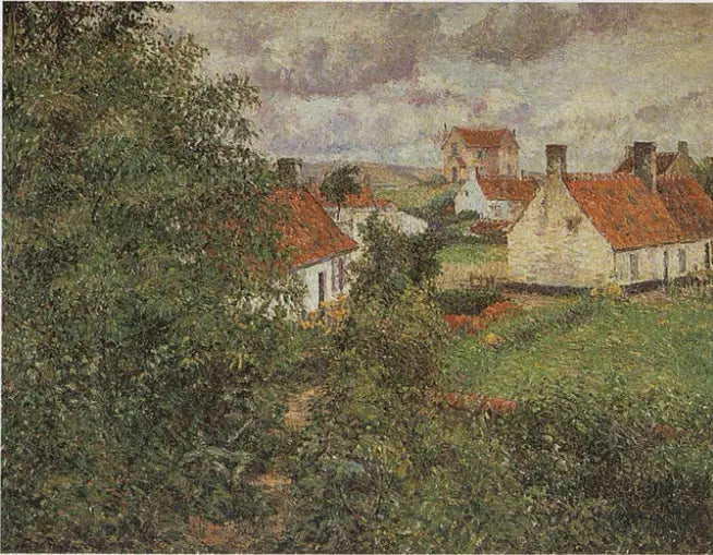 Huizen in Knokke - Camille Pissarro