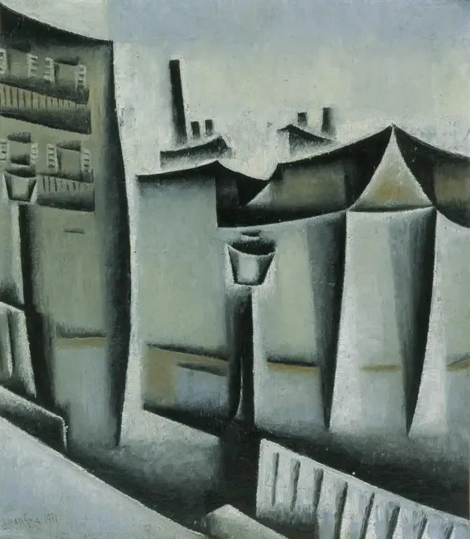 Huizen in Parijs - Juan Gris
