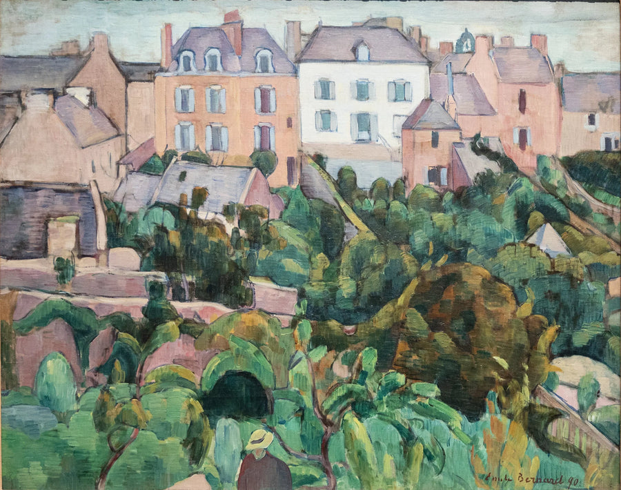 Huizen in Pont-Aven - Émile Bernard