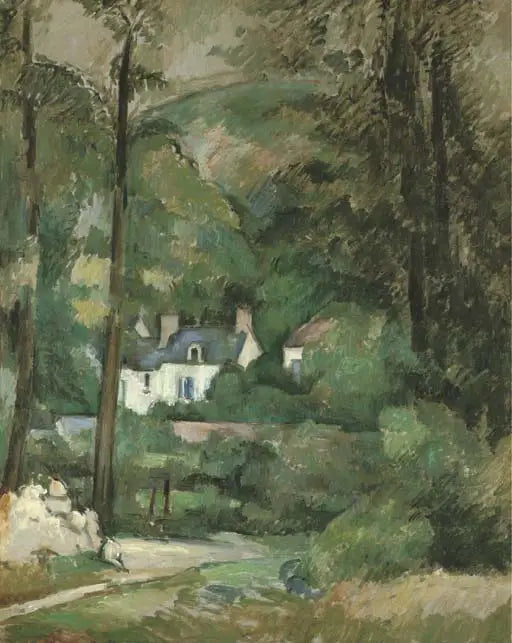 Huizen in Chou, in Pontoise - Paul Cézanne