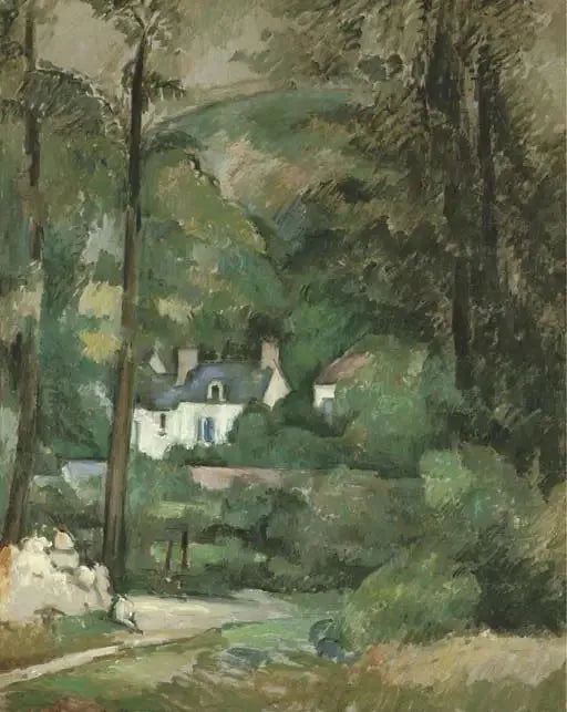 Huizen in Chou, in Pontoise - Paul Cézanne