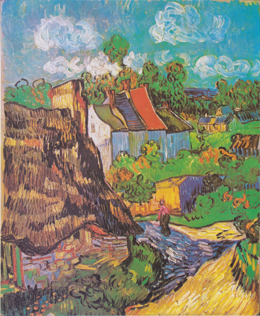Huizen in Auvers - Vincent van Gogh