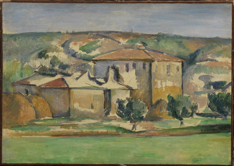 Provençaalse Huizen, Encagnane - Paul Cézanne
