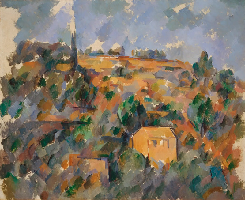 Huizen op de heuvel, Provence - Paul Cézanne