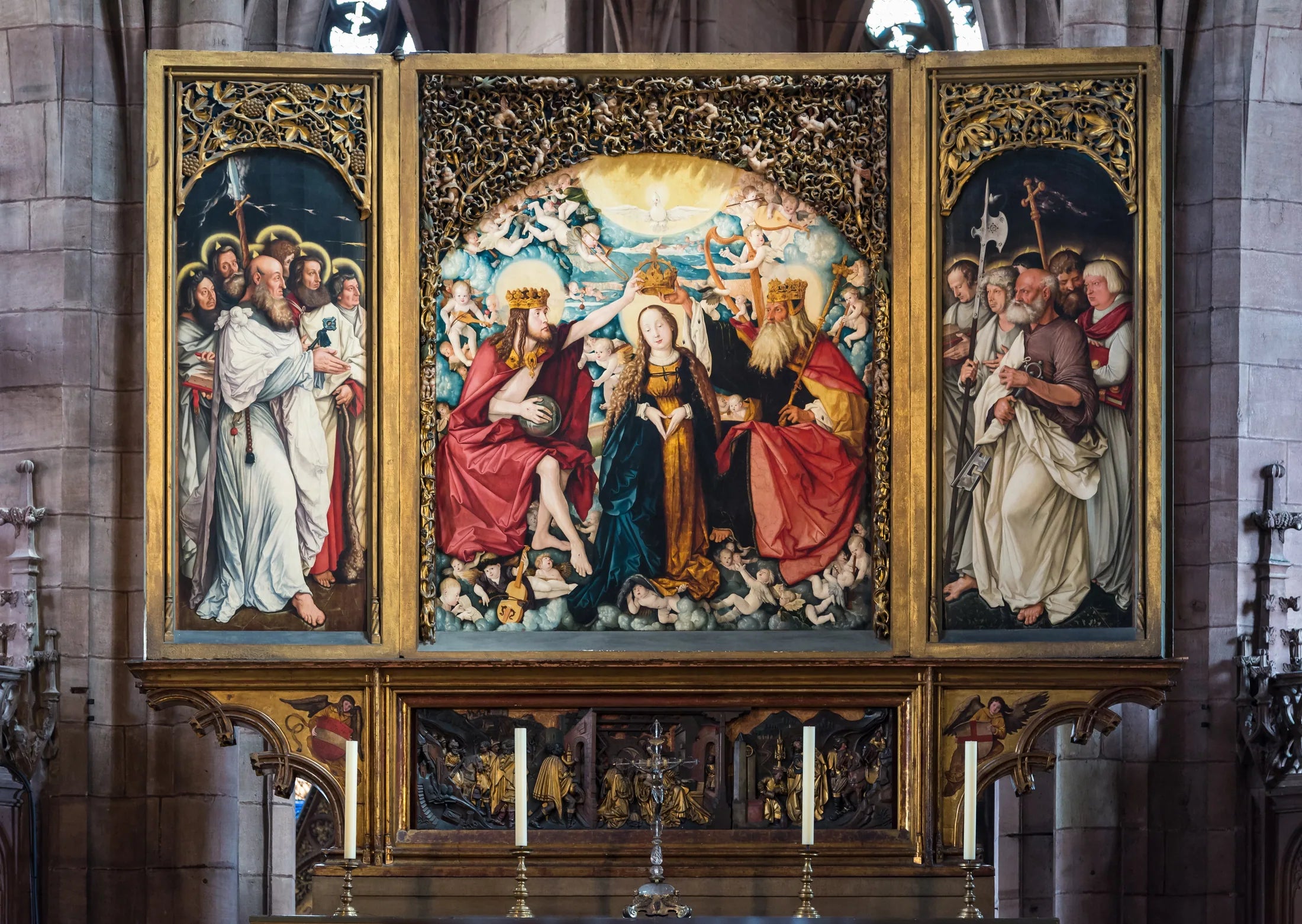 Maître Autel de la Cathédrale Notre-Dame de Fribourg - Hans Baldung Grien image 1 copie de tableau peinte à la main