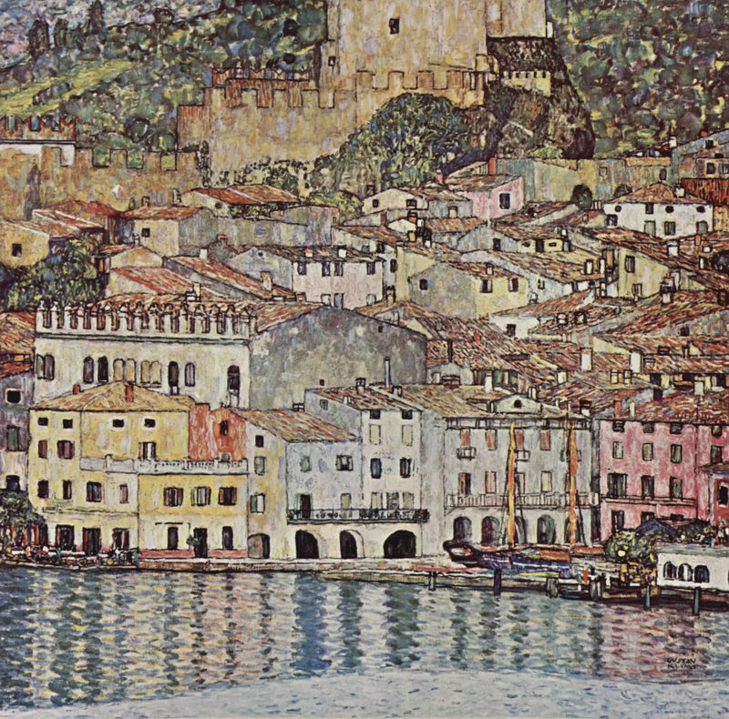 Malcesine aan het Gardameer - Gustav Klimt