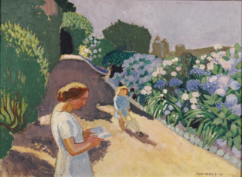 Malon en de hortensia's - Maurice Denis