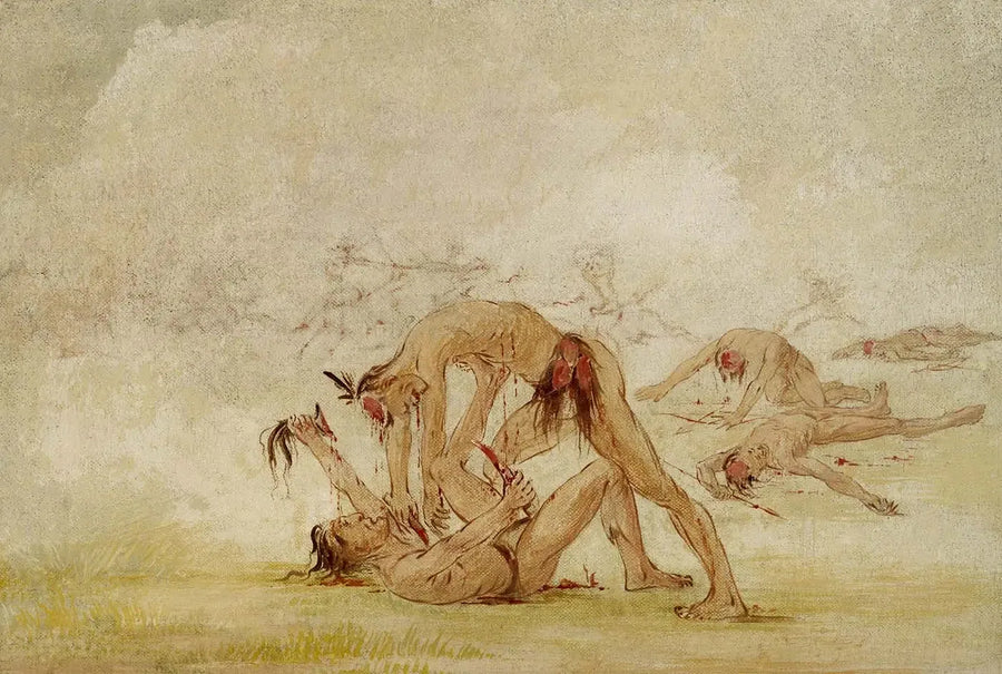 Mandan-schapen een vijand - George Catlin

Source:
Mandan scalpant un ennemi - George Catlin