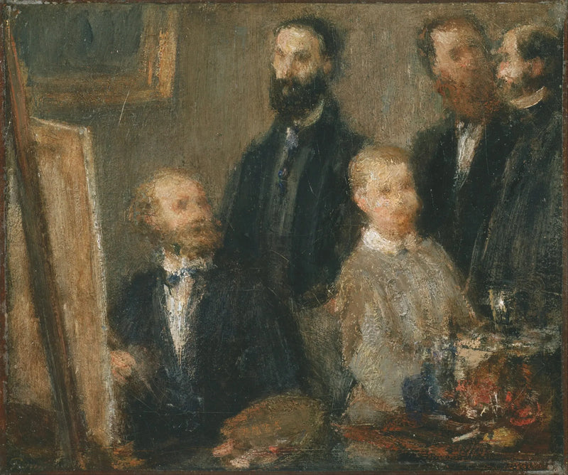 Manet in zijn atelier - Henri Fantin-Latour

Source:
Manet dans son atelier - Henri Fantin-Latour
