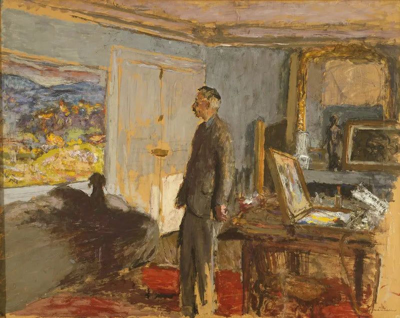 Maquette voor een portret van Bonnard - Édouard Vuillard