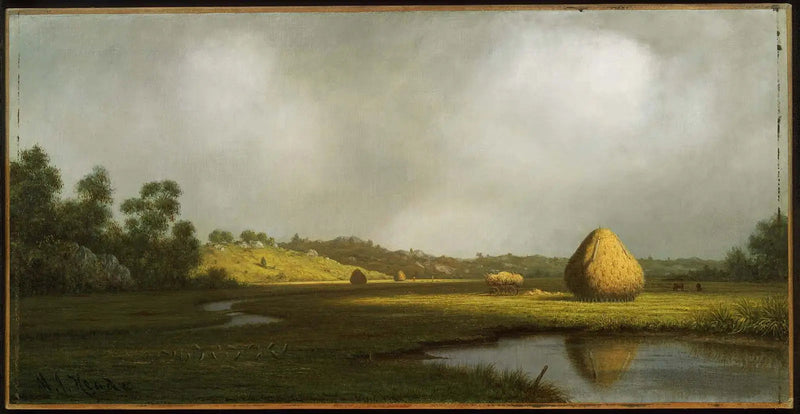Zoutpannen, Newburyport, Massachusetts - Martin Johnson Heade

Source:
Marais salants, Newburyport, Massachusetts - Martin Johnson Heade