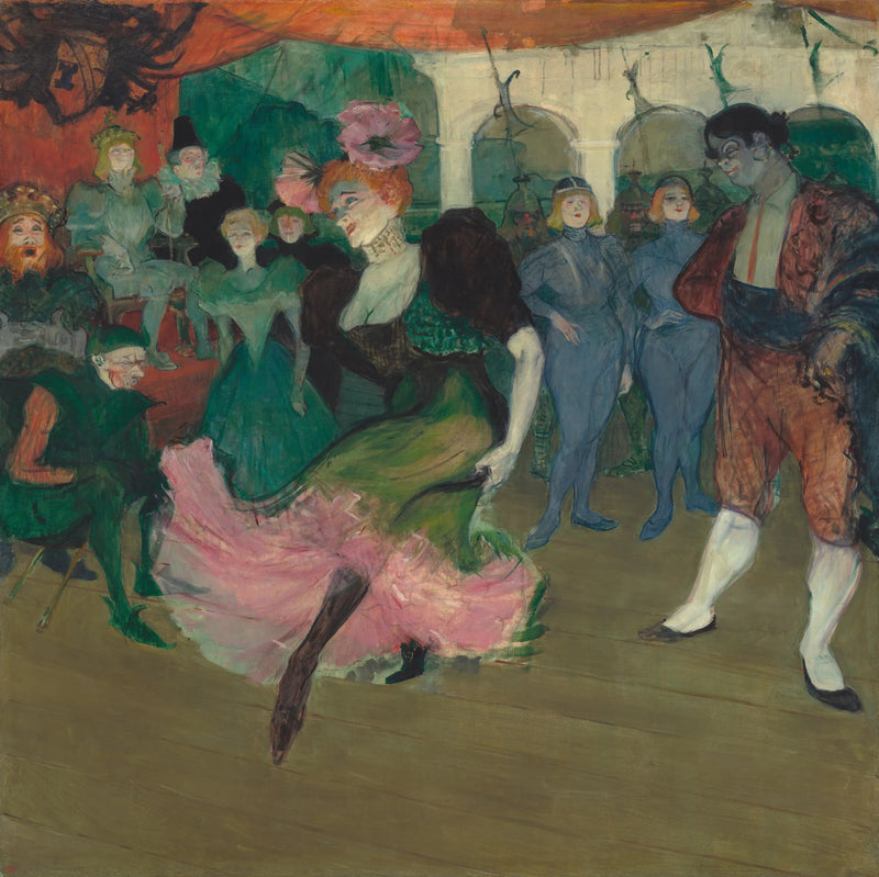 Marcelle Lender die de Boléro danst in Chilpéric - Henri de Toulouse-Lautrec