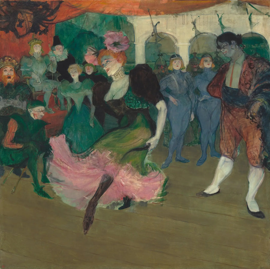 Marcelle Lender die de Boléro danst in Chilpéric - Henri de Toulouse-Lautrec