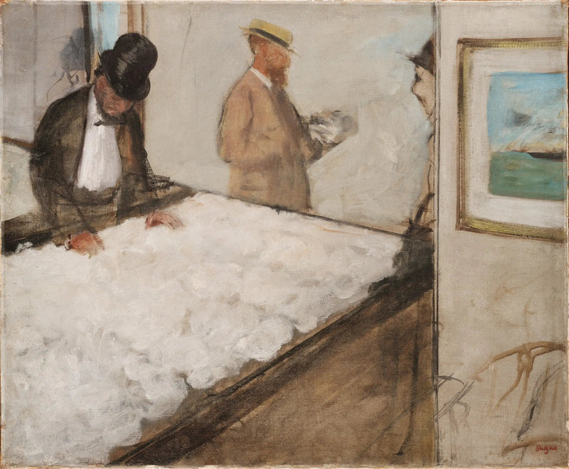 Katoenhandelaren in New Orleans - Edgar Degas