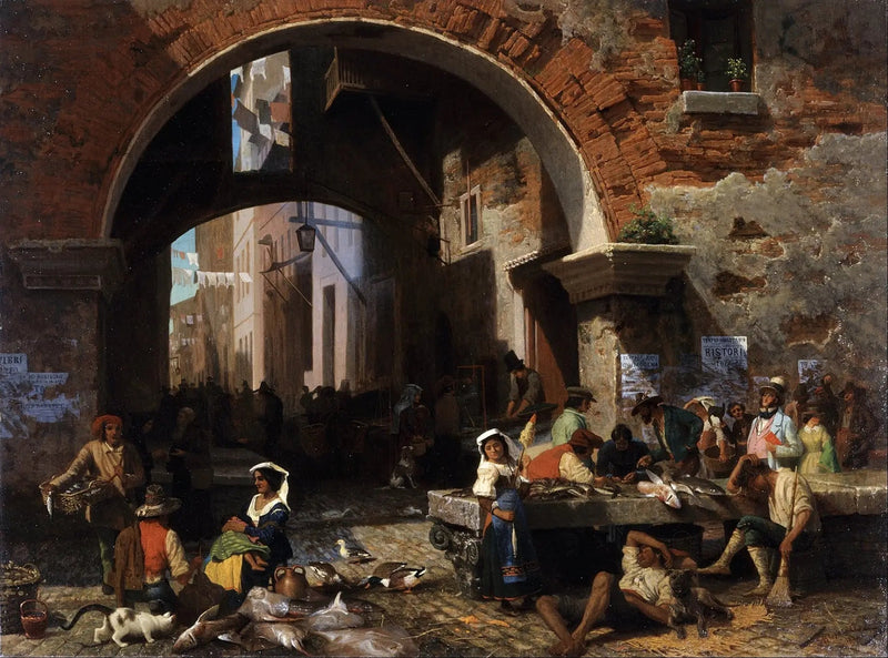 Romeinse vismarkt. Arc van Octavius - Albert Bierstadt

Source:
Marché au poisson romain. Arc d'Octave - Albert Bierstadt