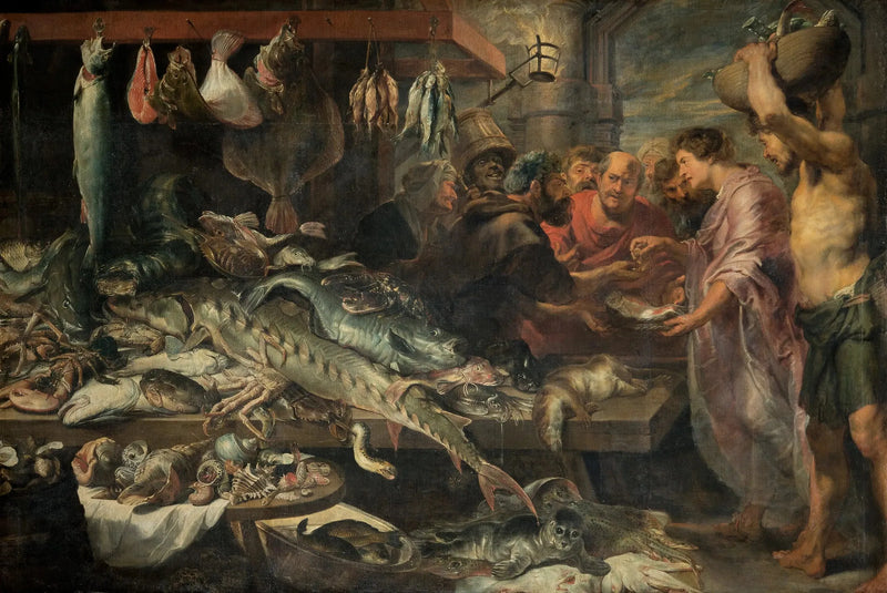 Vismarkt (Tributargent?) - Antoine van Dyck

Source:
Marché aux poissons (Argent du tribut ?) - Antoine van Dyck