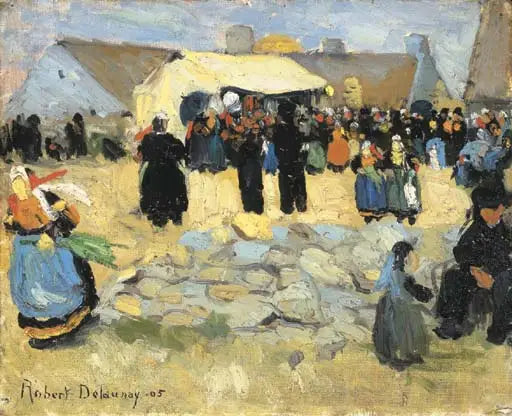 Bretonse Markt - Robert Delaunay