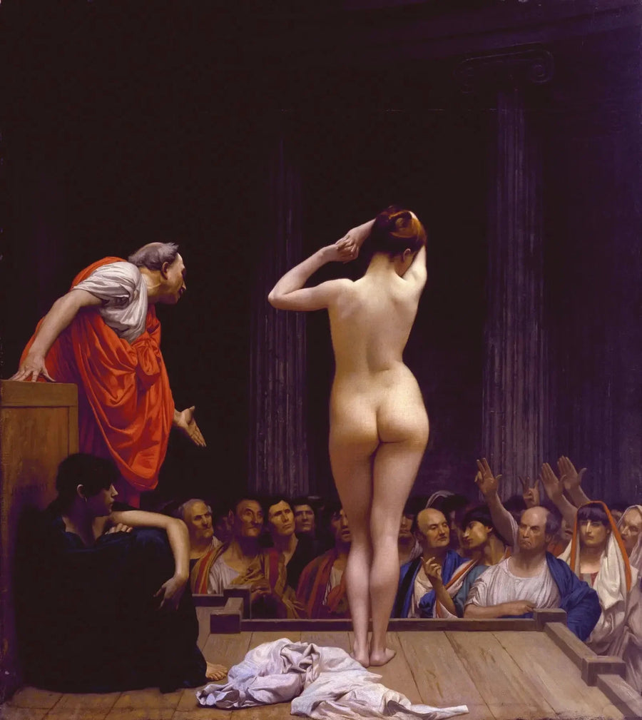 Romeins slavenmarkt - Jean-Léon Gérôme