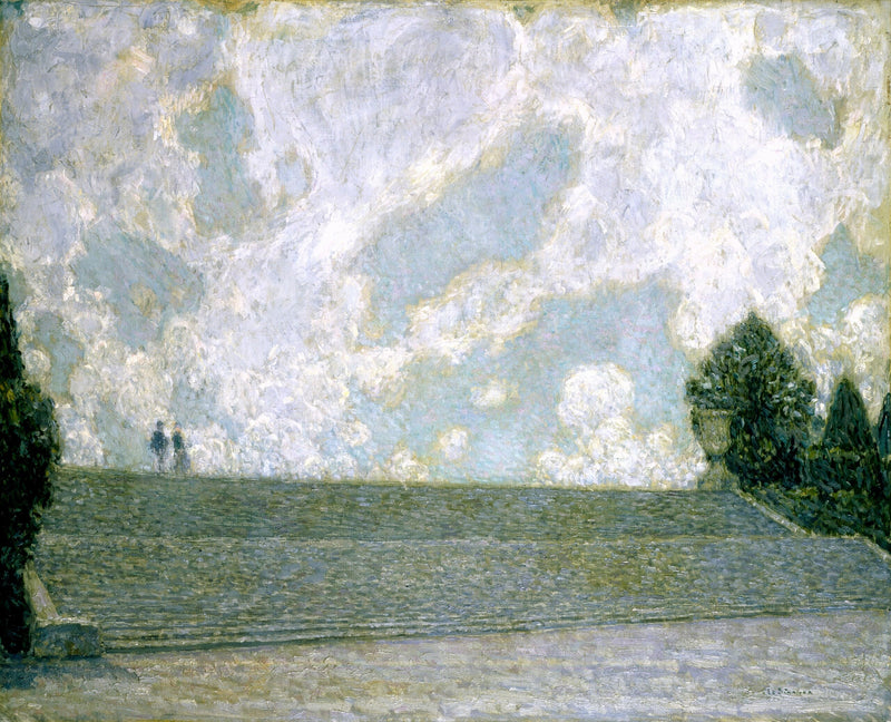 Trappen van het Château de Versailles (De Trappen van het Paleis Versailles) - Henri Le Sidaner