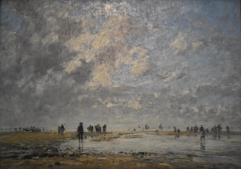 Laag water bij Étaples - Eugène Boudin