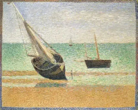 Laag water bij Grandcamp - Georges Seurat