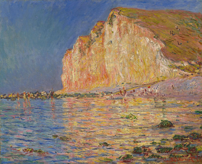 Laag tij bij Les Petites-Dalles - Claude Monet