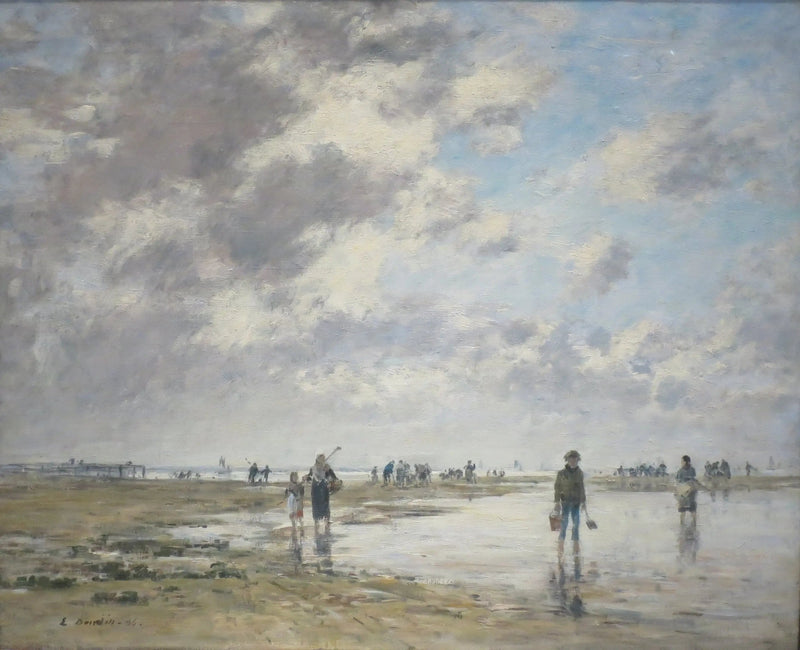 Laag water, Berck - Eugène Boudin