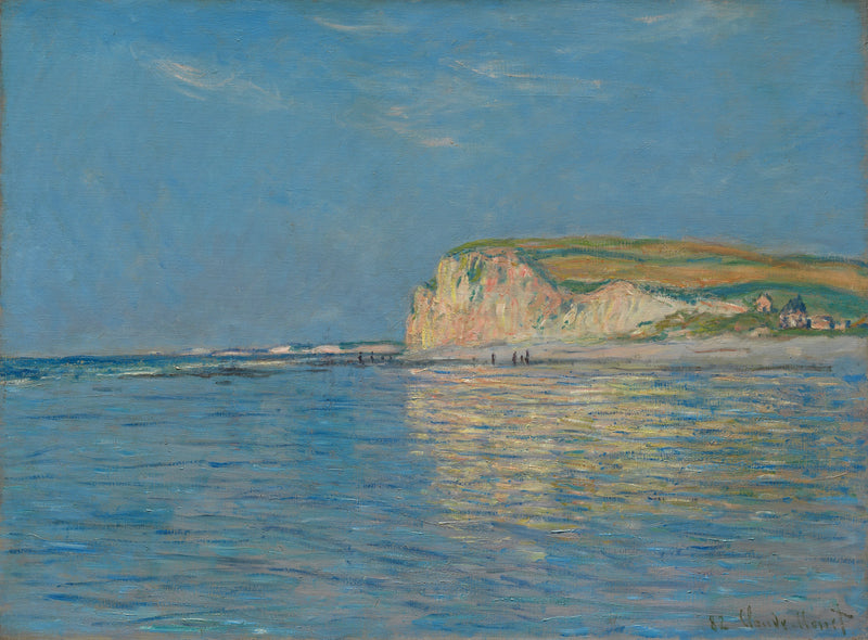 Laag water in Pourville, vlakbij Dieppe W716 - Claude Monet