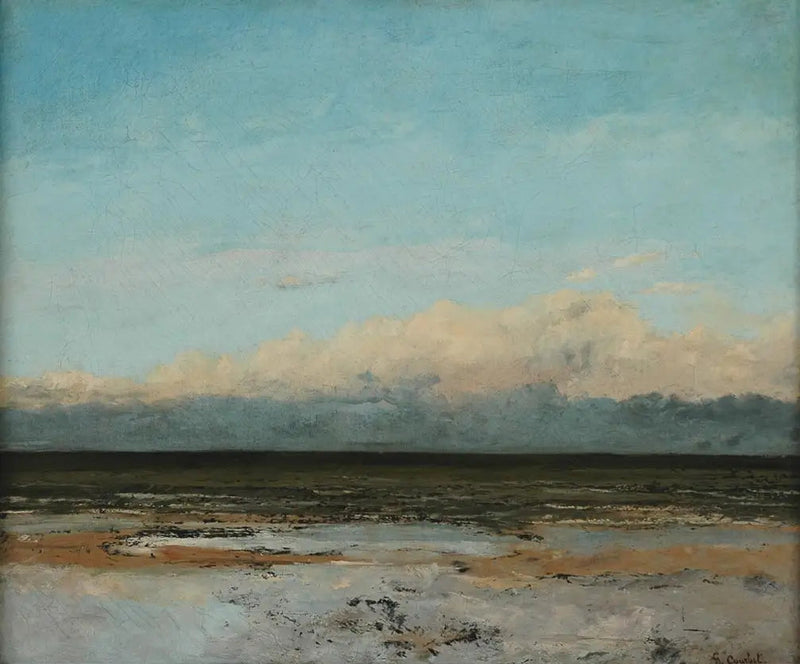Opkomende vloed - Gustave Courbet