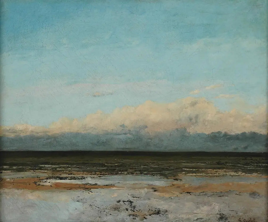Opkomende vloed - Gustave Courbet