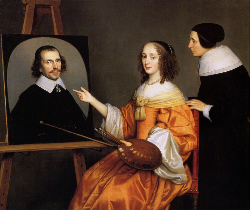 Margareta Maria de Roodere en haar ouders, Gerard de Roodere en Maria van Putten - Gerrit van Honthorst